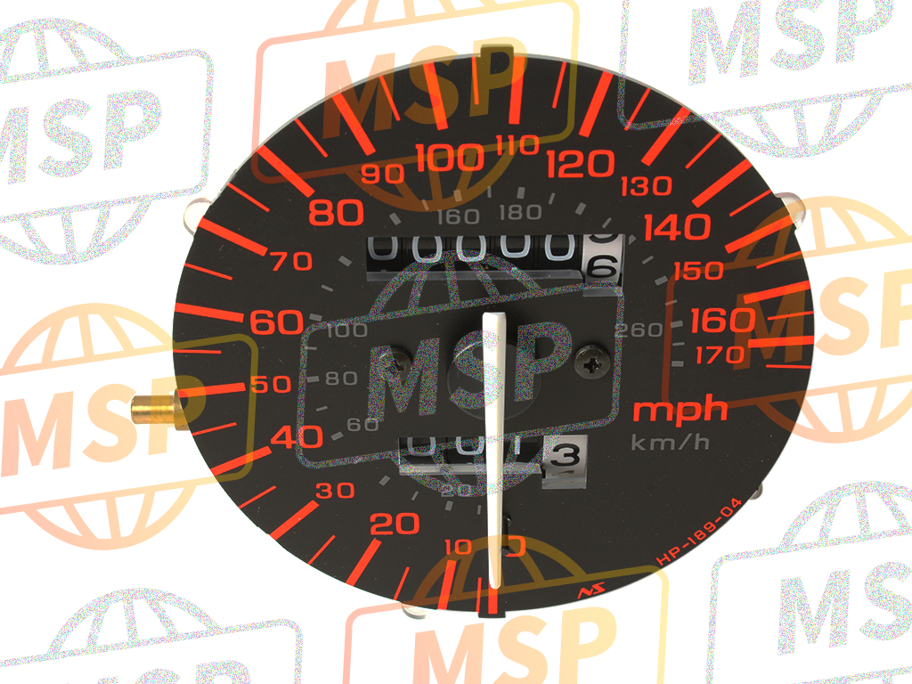 37200MT6601, Speedometer Comp. (Mph/kph), Honda, 1