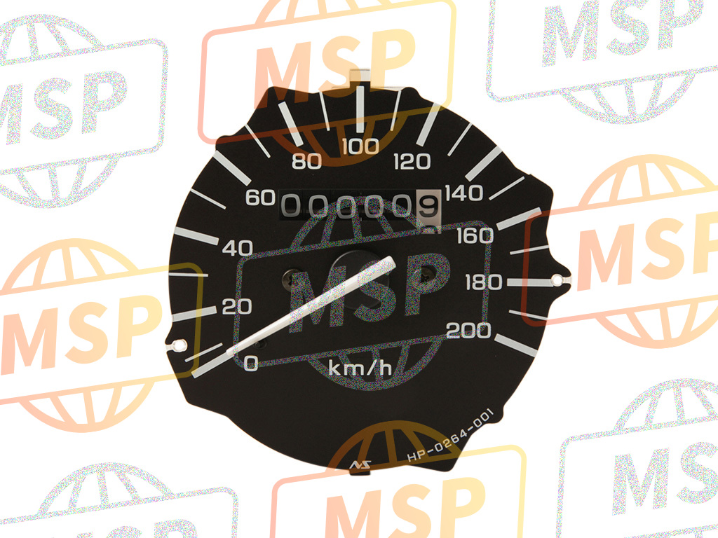 37200MV1941, Speedometer Assy. (Kph), Honda, 1