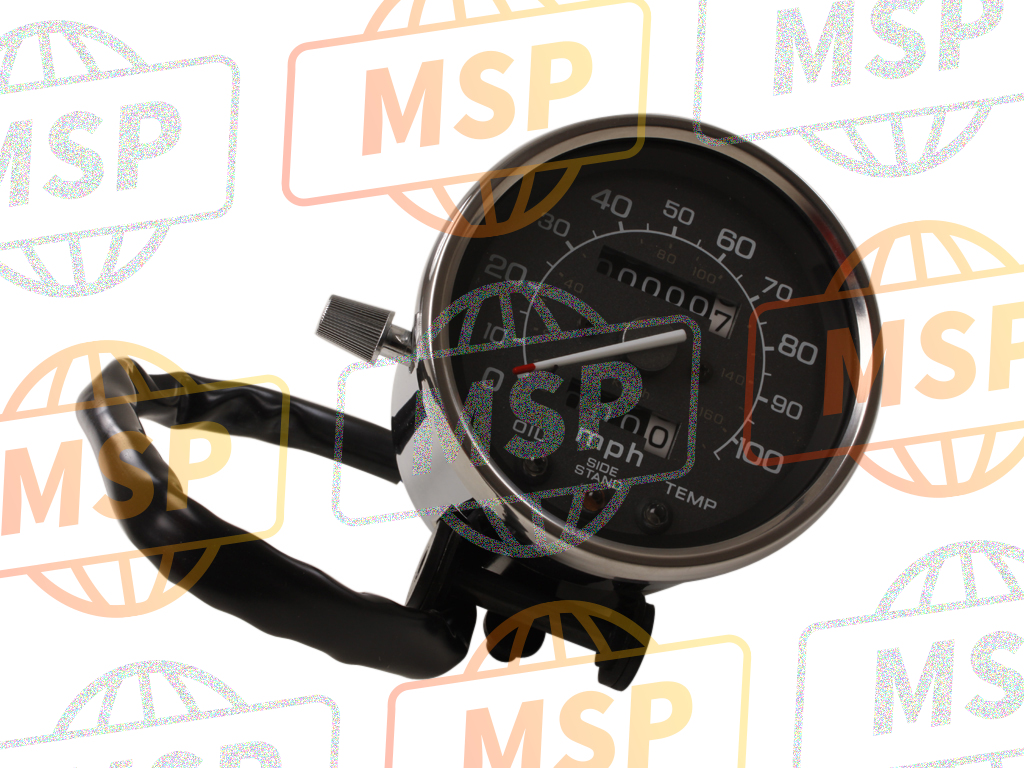 37200MY0601, Speedometer Assy. (Mph/kph), Honda, 1