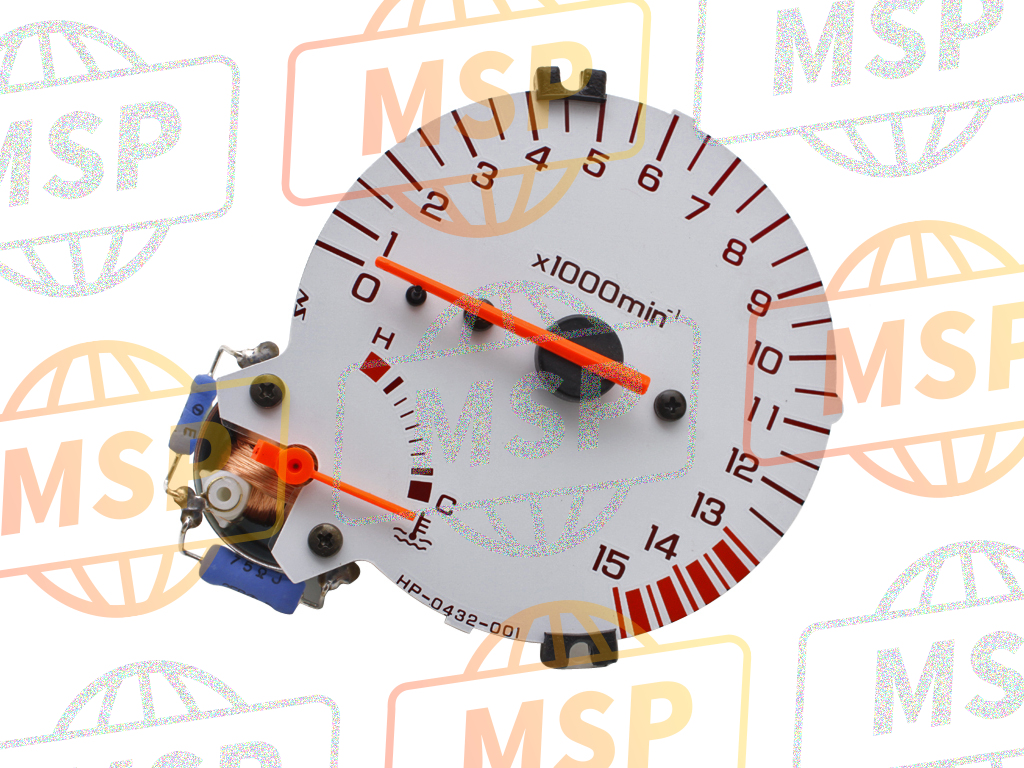 37250MBZ611, Meter Assy., Tachometer & Temperature, Honda, 1