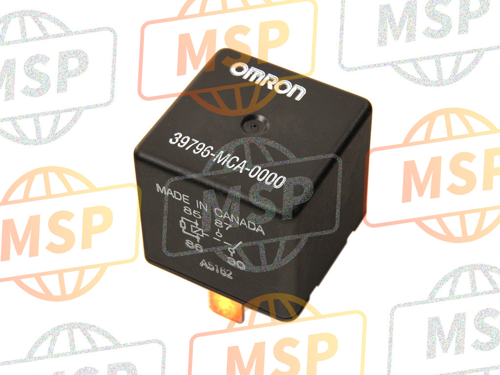 39796MCA000, Relay Comp., Power (Mini Iso 4P), Honda, 1