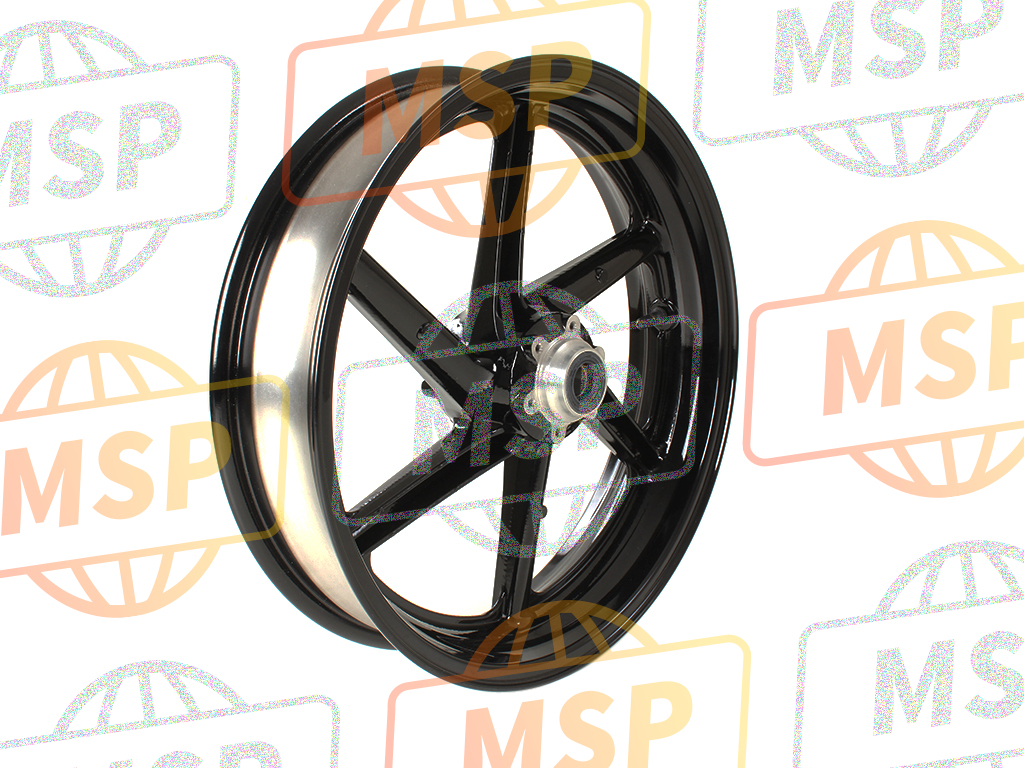 44650MAE305ZA, Wheel Set, Fr. *NH1 * (NH1 Black), Honda, 2