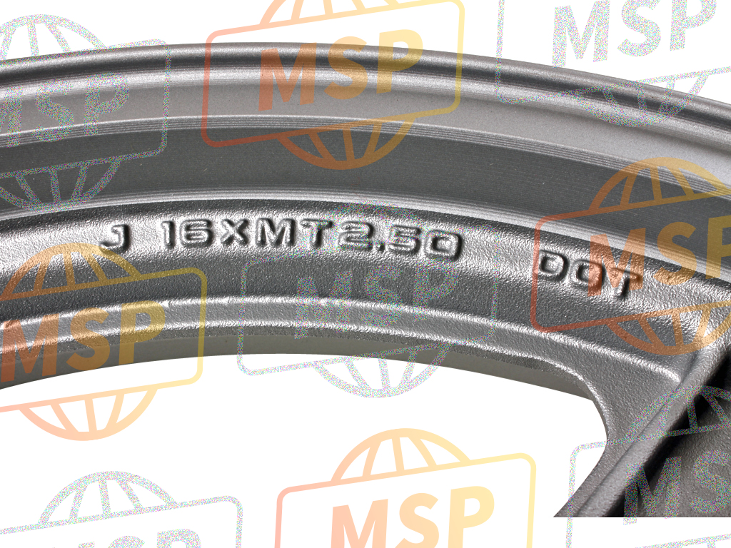 44650ML7305ZC, Wheel Set, Fr. *NH182M * (NH182M Intelligent Silver Metallic), Honda, 3