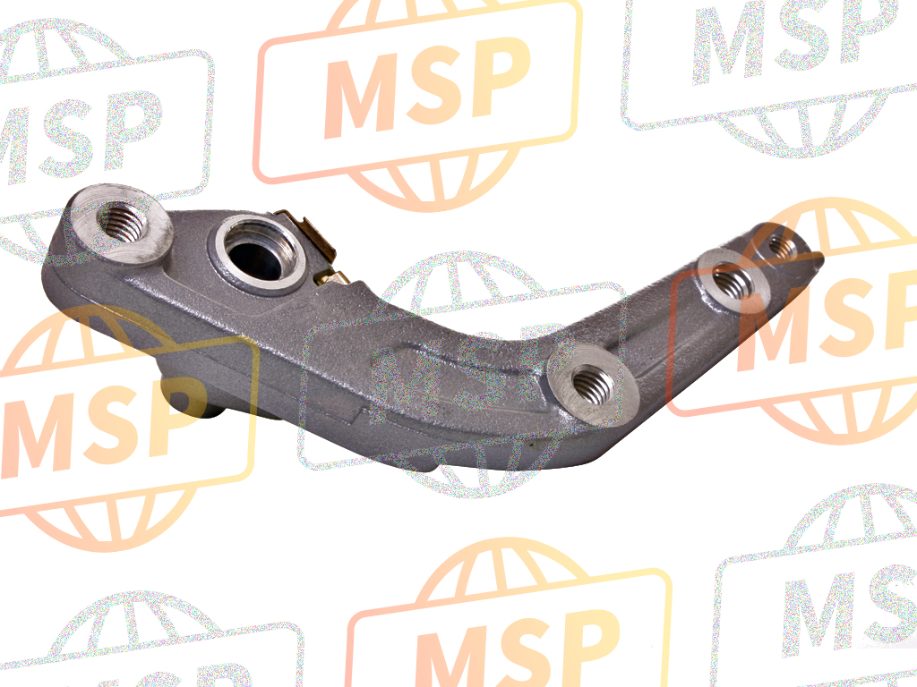45110MR1671, Halterung Comp., L. Fr. Bremszange (Nissin), Honda, 1