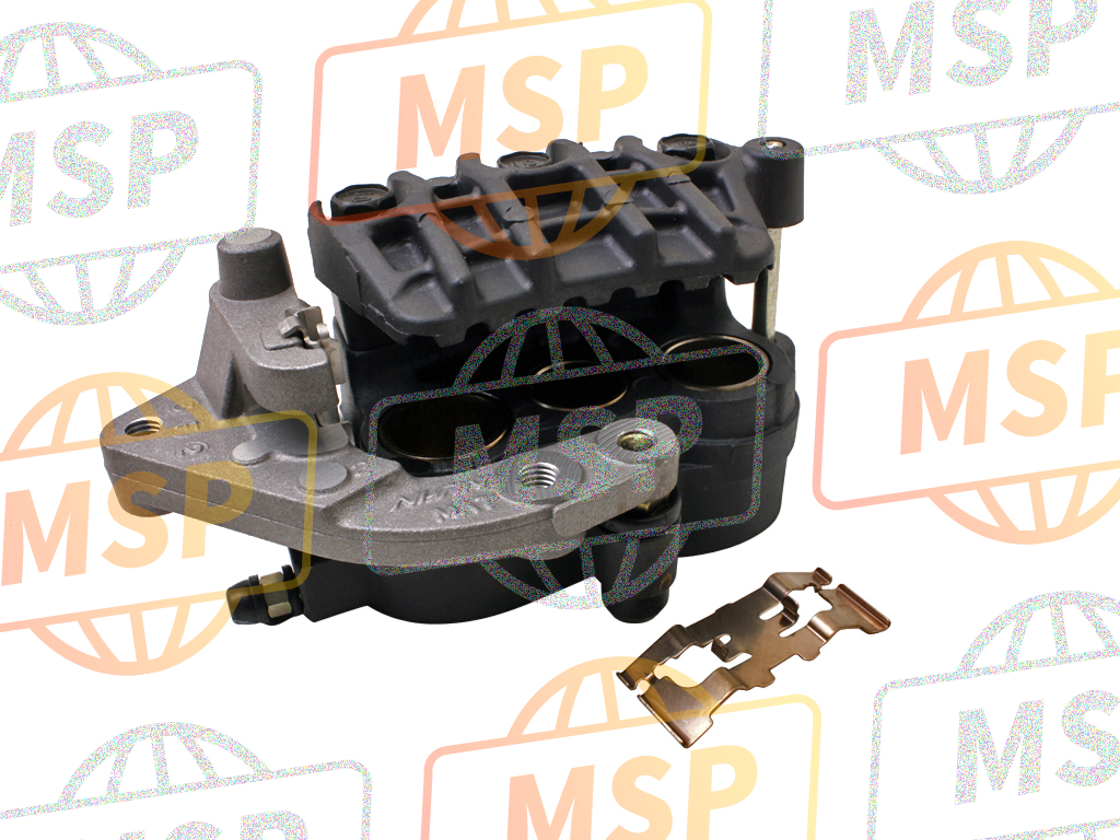 45250MCC006, Caliper Sub Assy., R. Fr. Brake (Nissin), Honda, 5