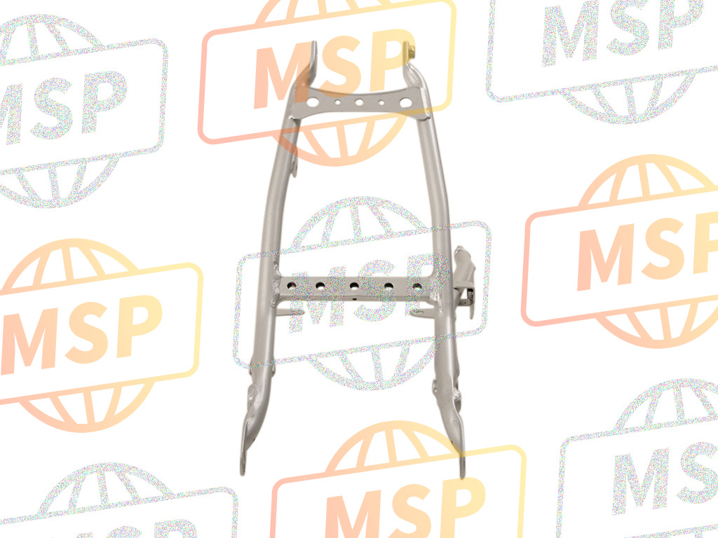 50200KSE000ZA, Body Comp., Rr. Frame *NH146M* (NH146M Accurate Silver Metallic), Honda, 3