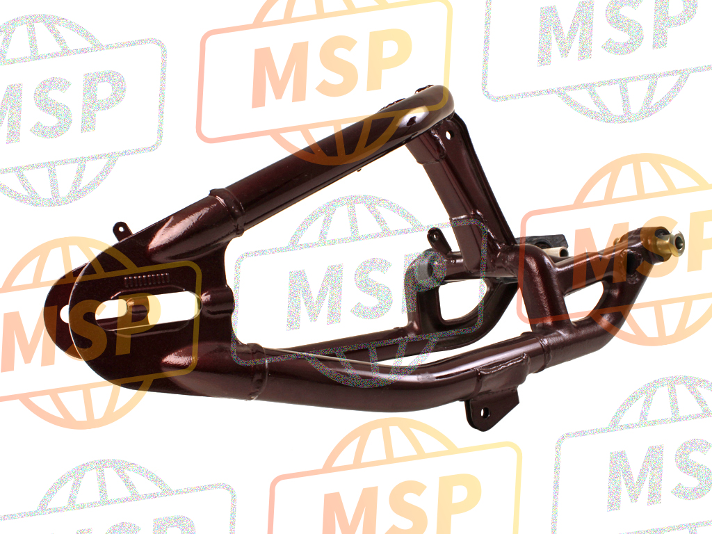 52100MR1000ZB, Swingarm Assy. *R156CU * (R156CU Candy Frame RED-U), Honda, 4