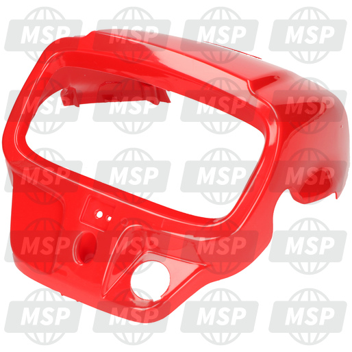 53205HP0A00ZB, Cover, Meter Upper *R232 * (R232 Patriot Red), Honda, 1