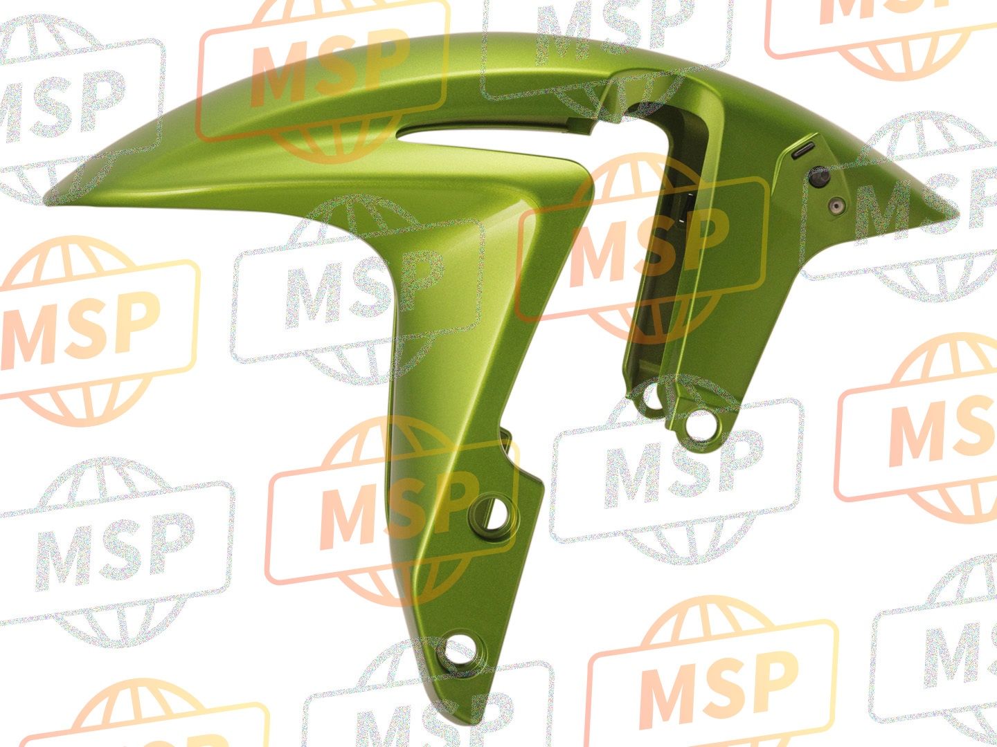 61100MFJD00ZL, Spatbord Compl., Voor *gy, Honda, 3