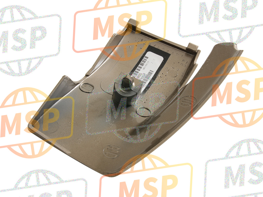 61104MN5000ZC, Copertura , R. Fr. Parafango YR149M (YR149M Beige Martini Metallico), Honda, 2