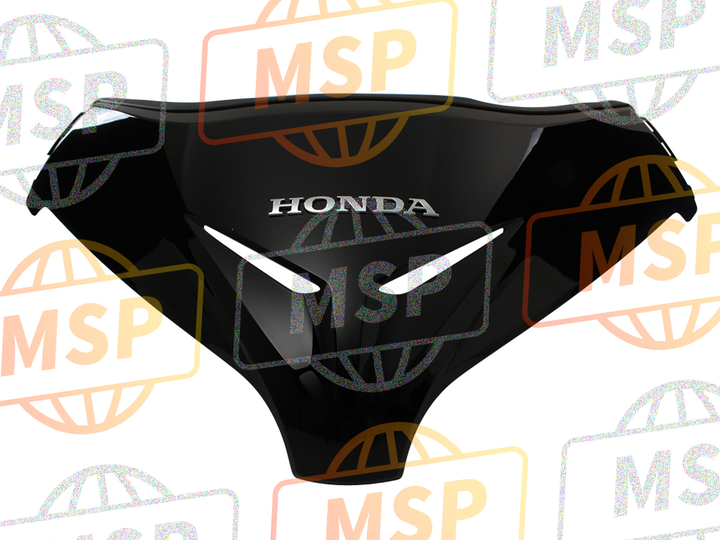 64120MCAS40ZB, Garnish Set, Screen (Wl) *NHB01* (NHB01 Graphite Black), Honda, 1