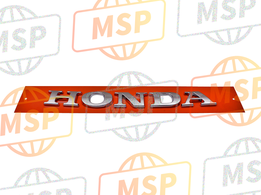 64125MCAA40, Emblem, Fr. (Honda), Honda, 1