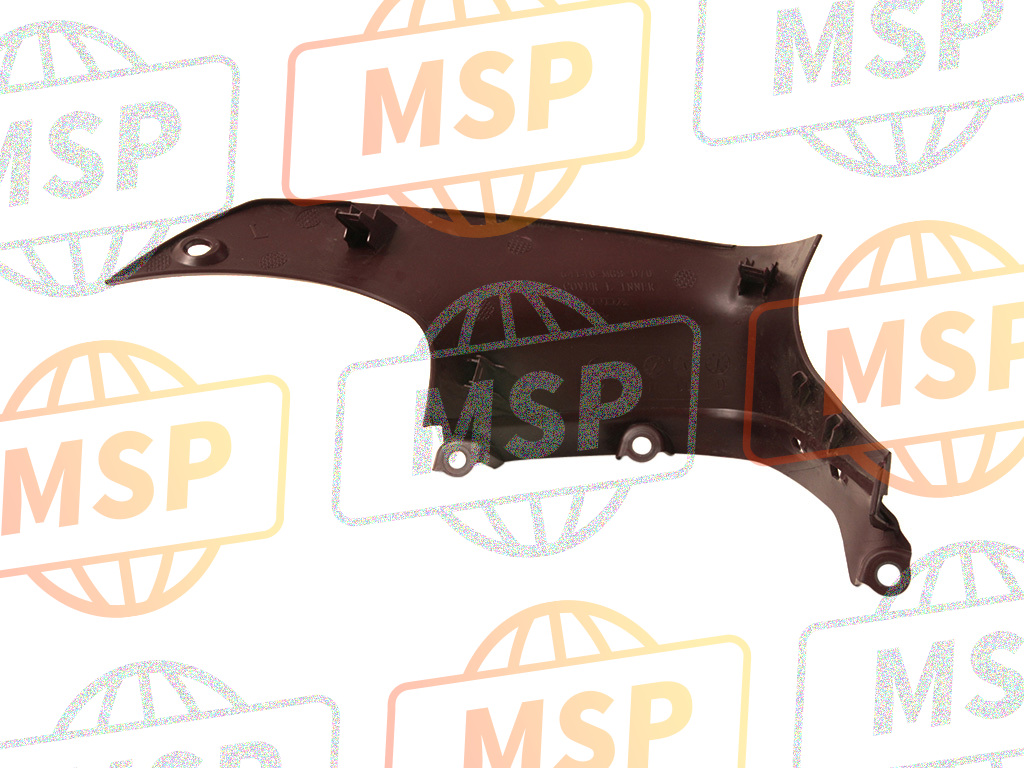 64140MGSD70ZA, Cover, L. Inner *R256R* (R256R Burgundy Red), Honda, 2