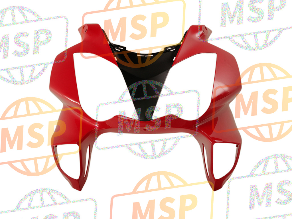 64210MCWD00ZH, Cowl Comp., Upper *R258 * (R258 Winning Red), Honda, 1