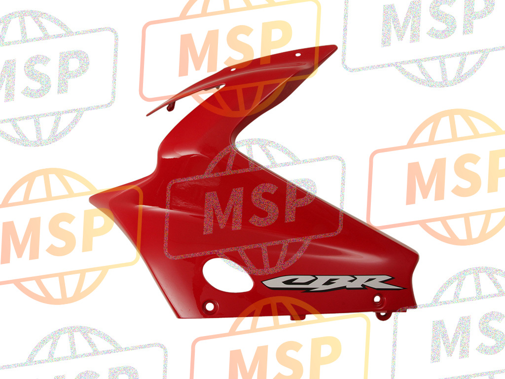 64220KTY900ZD, Cowl Set, L. Fr. Upper (Wl) *R263 1 * (R263 1 Millennium Red), Honda, 1