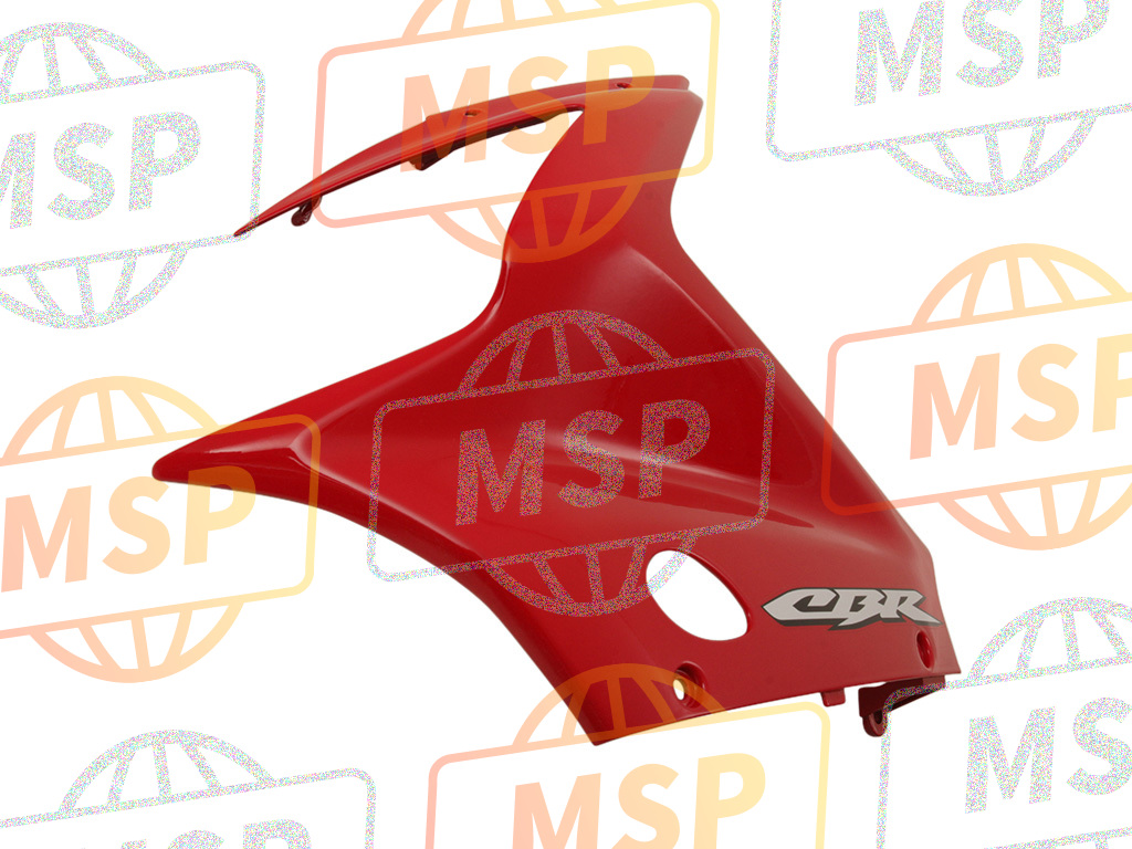 64220KTY900ZD, Cowl Set, L. Fr. Upper (Wl) *R263 1 * (R263 1 Millennium Red), Honda, 3