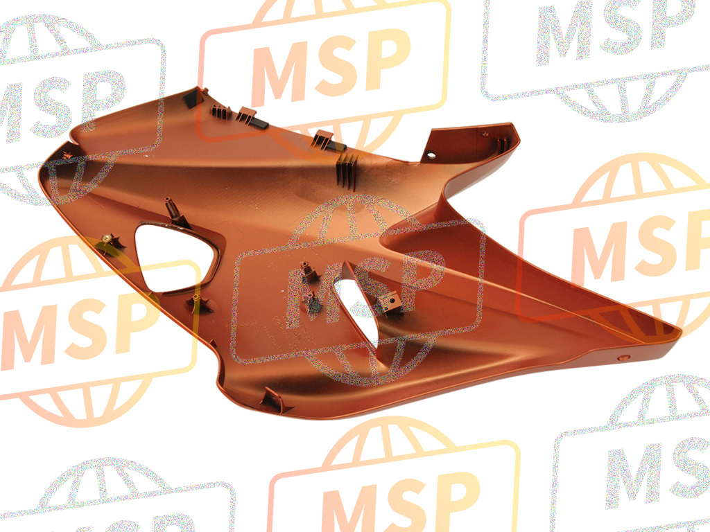 64220MFA305ZE, Verkleidungsset, R.  Fr.  YR254M (YR254M Bombay Orange Metallic), Honda, 2