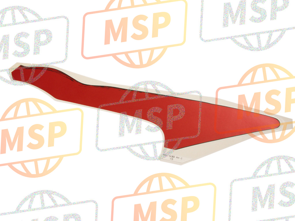 64234MALG30ZC, Rayure C , R. Carénage Supérieur TYPE5 (TYPE5), Honda, 1