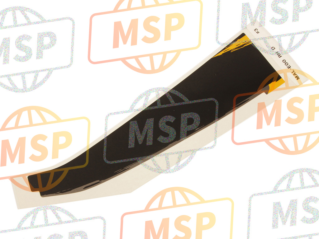 64235MALE00ZC, Stripe D, R. Upper Cowl (###) *TYPE3* (TYPE3), Honda, 1