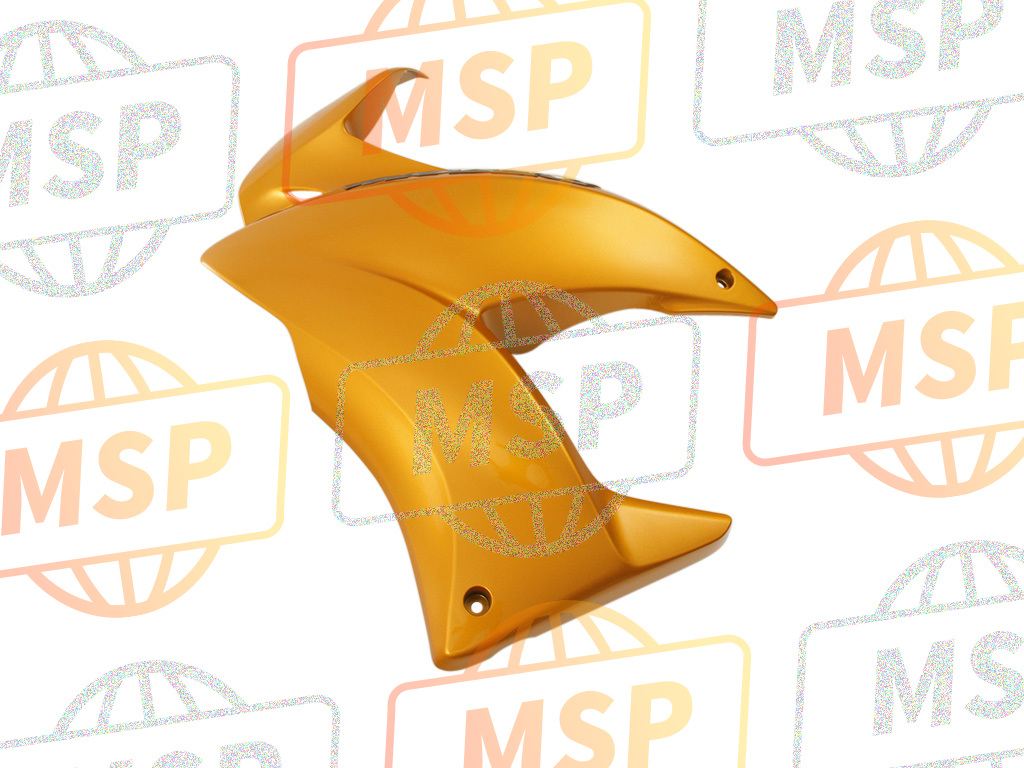 64240KPCD70ZD, Cowl Set, L. Fr. Side (Wl) *Y199M* (Y199M Barley Yellow Metallic), Honda, 1