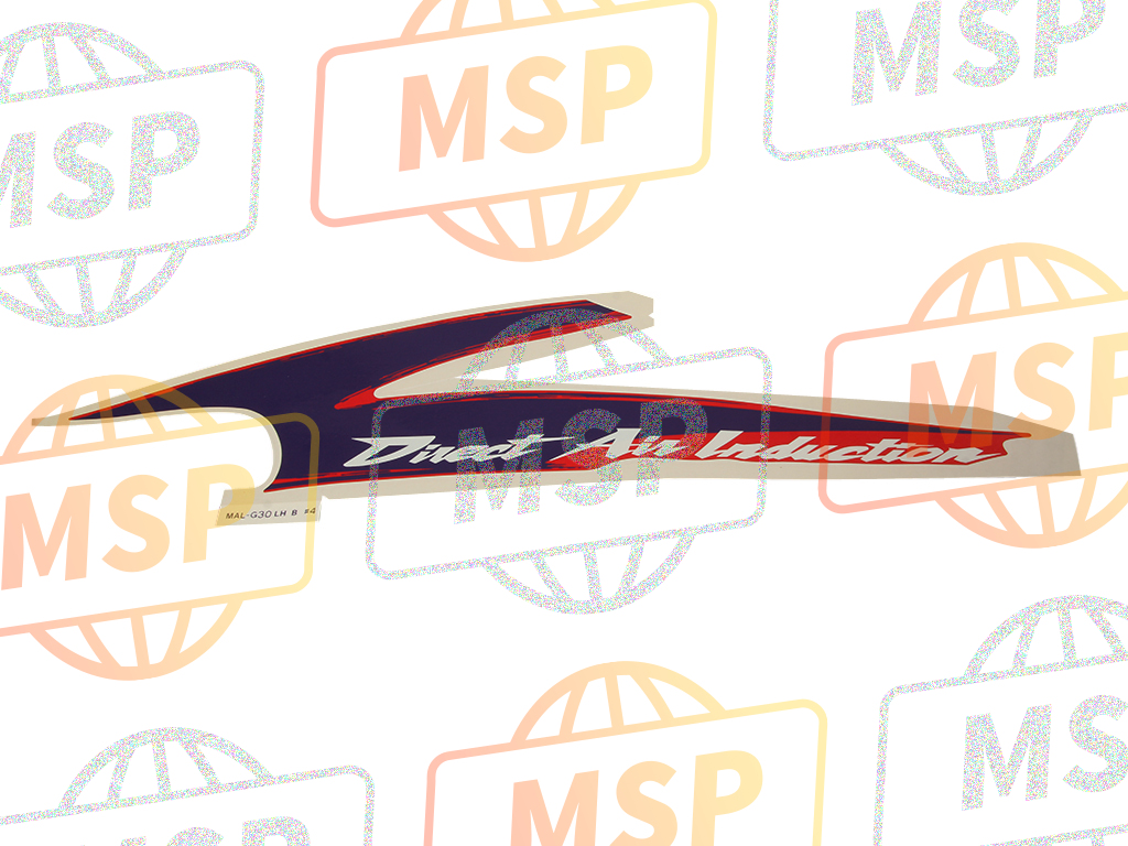 64242MALG30ZB, Rayure B D'Auvent Superie, Honda, 1