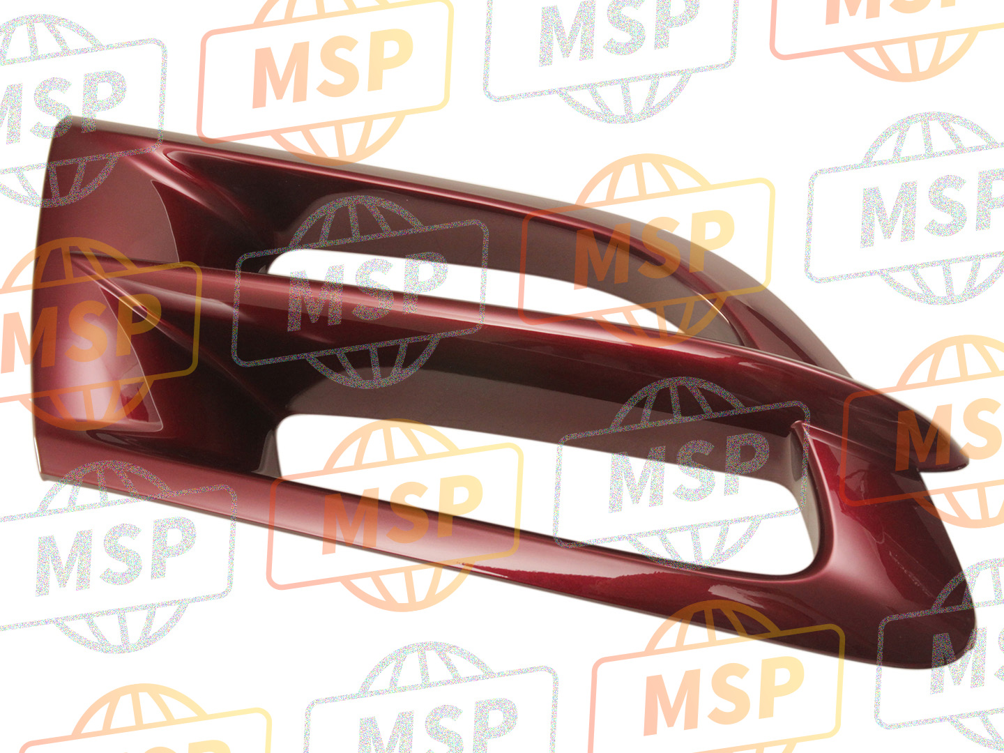 64295MCA000ZM, Louver, L. Side Cowl *R287M * (R287M Bloodstone Red Metallic), Honda, 1