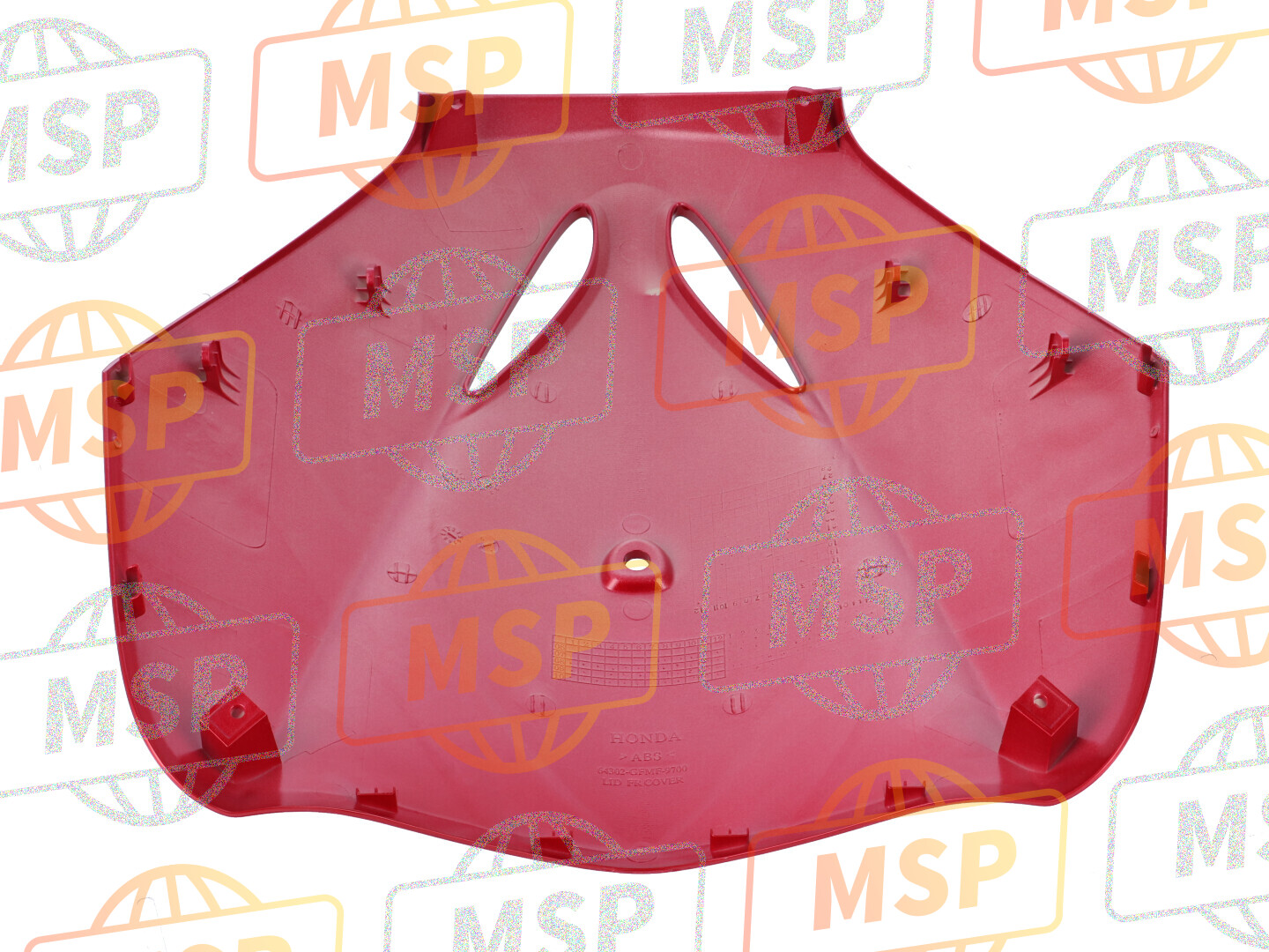 64300GFM970ZG, Cover Set, Fr. Lid (Wl) *R264C* (R264C Candy Lucid Red), Honda, 2