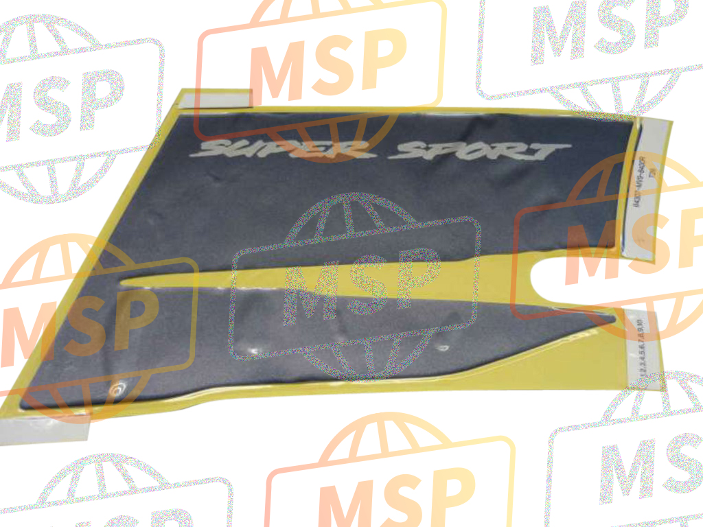 64307MV9840ZC, Rayure A , R. Carénage Inférieur TYPE26 (TYPE26), Honda, 1
