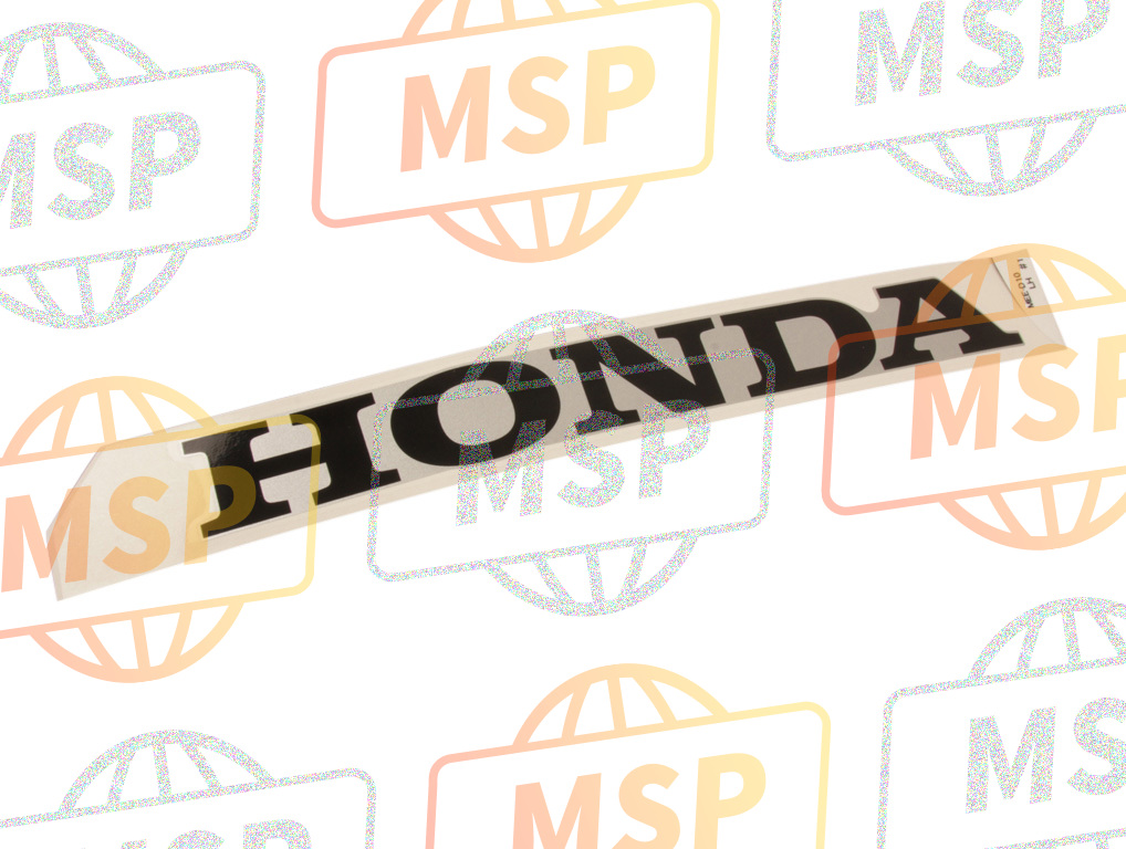 64312MEED10ZA, Marque D'Auvent Inferieur, Honda, 1