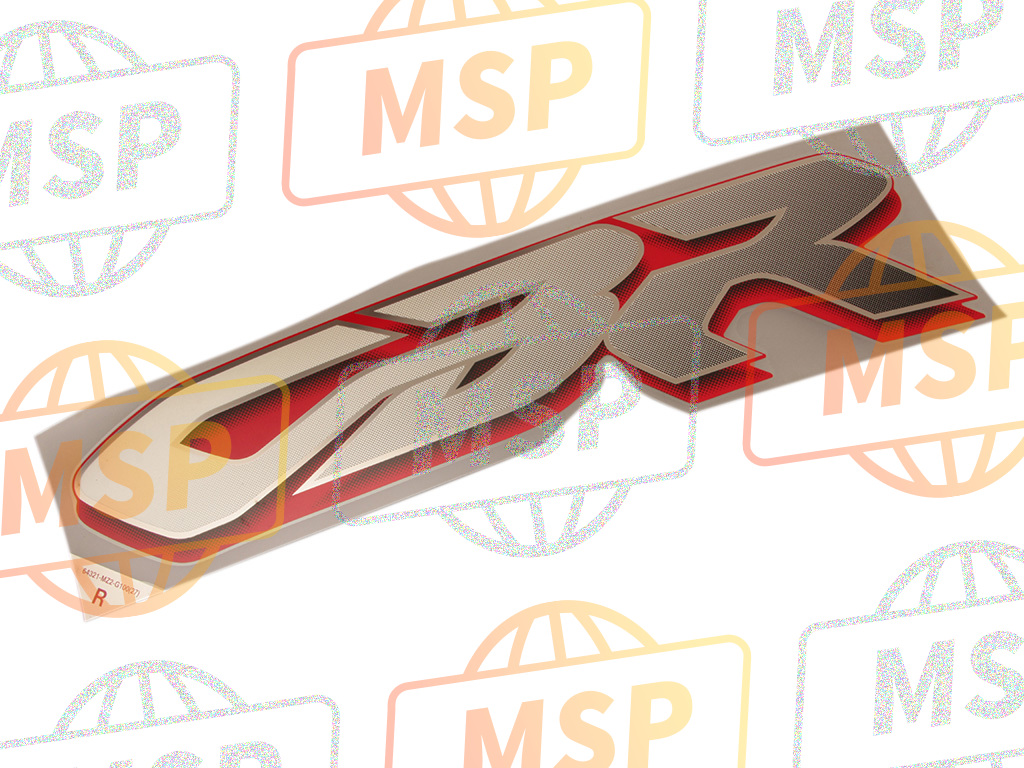 64321MZ2G10ZB, Decalcomania D Cappottatu, Honda, 1