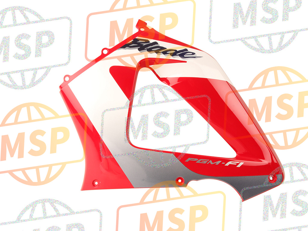 64350MCJ870ZA, Cowl Set, L. Middle (Wl) *TYPE1 * (TYPE1 ), Honda, 1