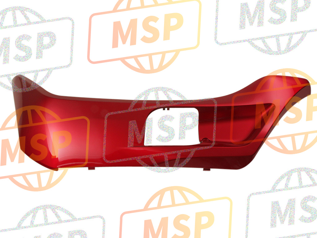 64432KWN900ZC, Cover, L. Side *R340C* (R340C Candy Rosy Red), Honda, 1