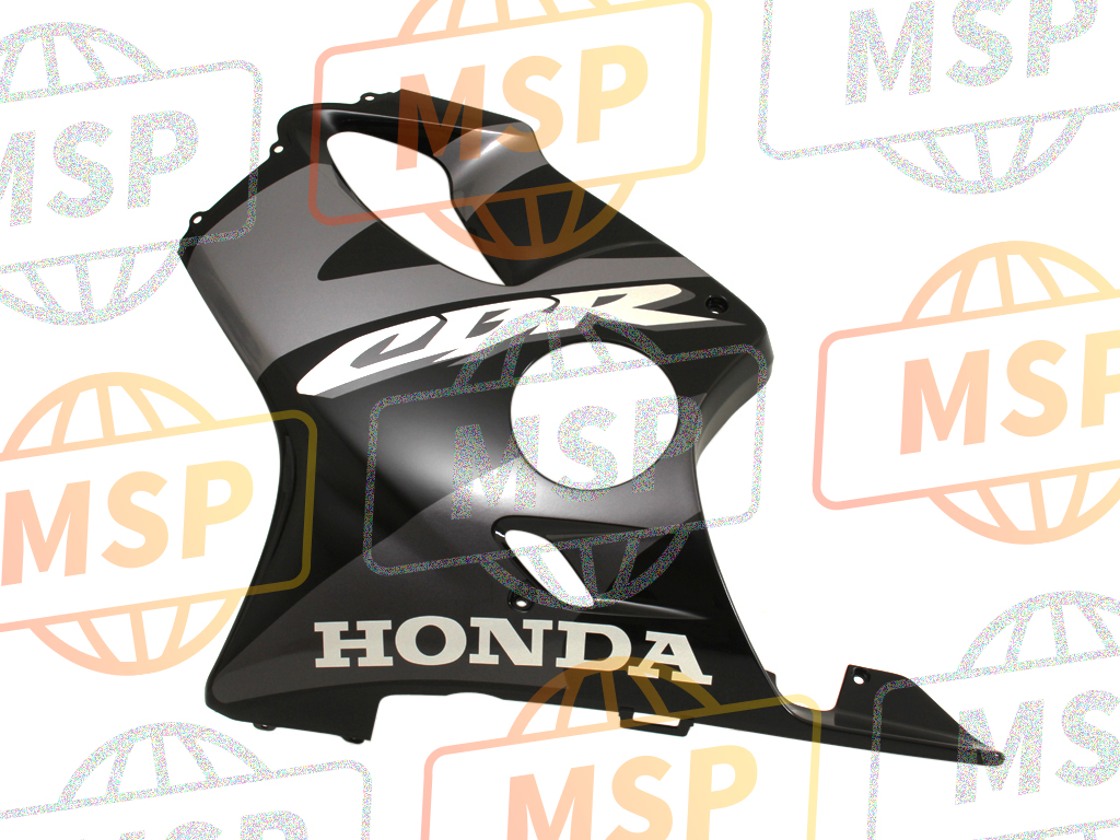 64450MBWD20ZB, Cowl Set, L. Lower (Wl) *TYPE2 * (TYPE2 ), Honda, 1