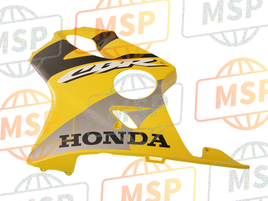 64450MBWD20ZC, Cowl Set, L. Lower (Wl) *TYPE3 * (TYPE3 ), Honda, 1