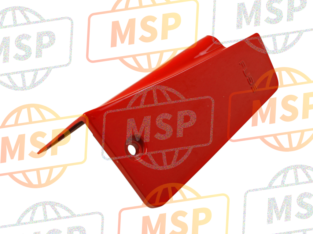 64581MAL600ZD, Deksel Zekeringkast R127 (R127 Sprankelend Rood), Honda, 1