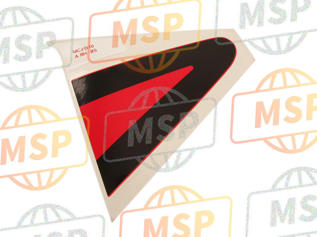 64811MCJD10ZA, Stripe A , R. Onderkuip TYPE5 (TYPE5), Honda, 1