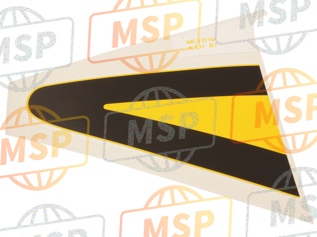 64812MCJD10ZB, Stripe A , L. Onderkuip TYPE7 (TYPE7), Honda, 1