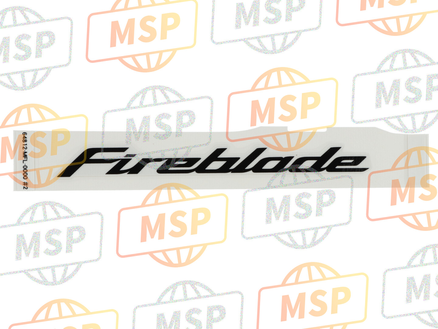 64812MFL000ZB, Marke (Fireblade) *TYPE2*, Honda, 1