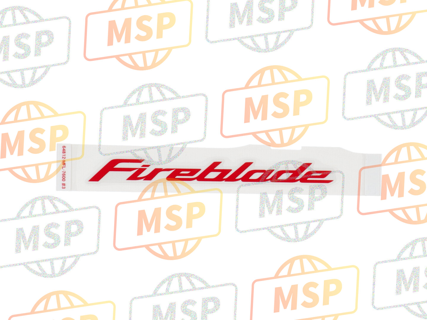 64812MFL760ZC, Marca (Fireblade) *TYPE3*, Honda, 1