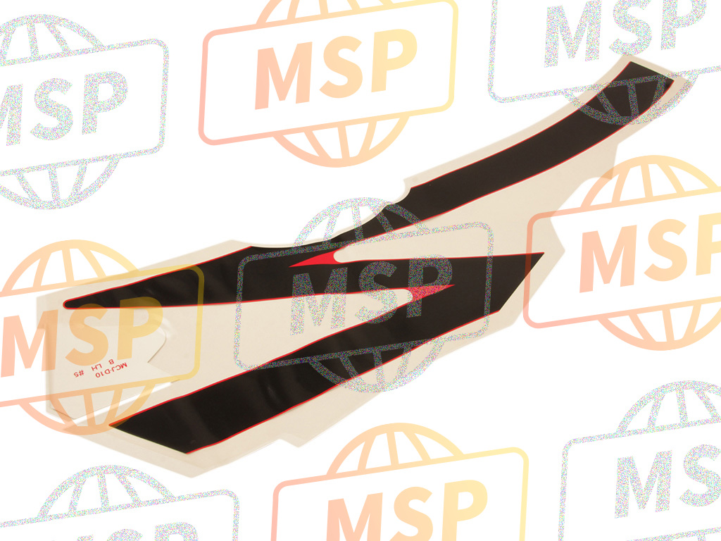 64814MCJD10ZA, Streep B, L. Onder Kap *t, Honda, 1