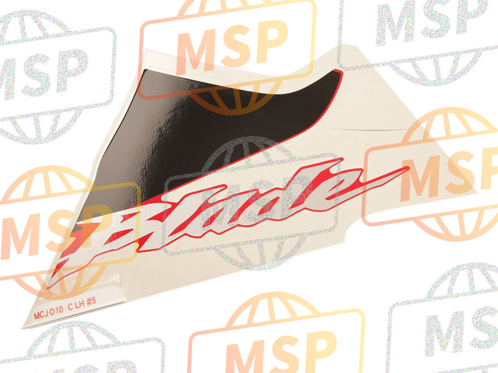 64816MCJD10ZB, Stripe C , L. Onder Paneel TYPE5 (TYPE5), Honda, 1