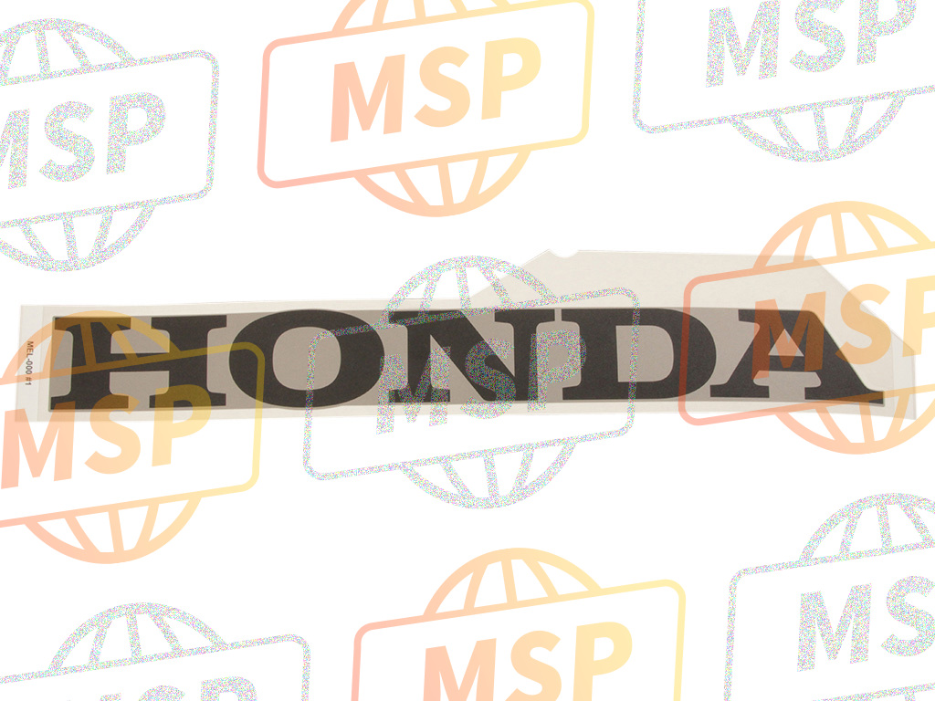 64819MEL000ZA, Marque D'Auvent Inferieur, Honda, 1