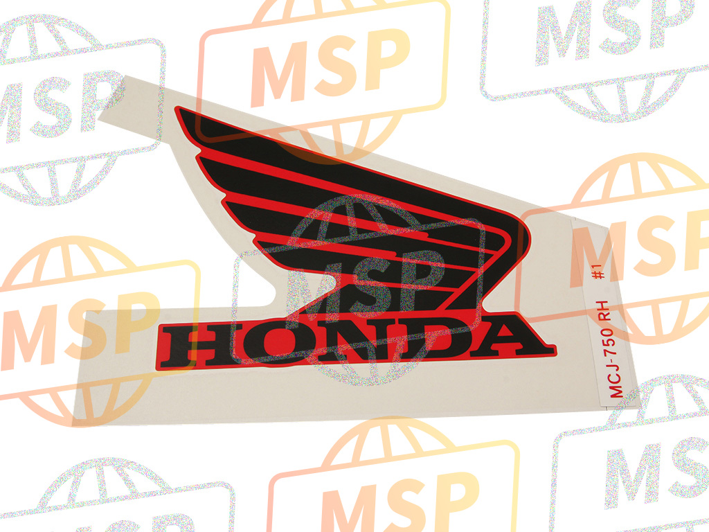 64851MCJ750ZA, Marque De Reservoir D'Ess, Honda, 1