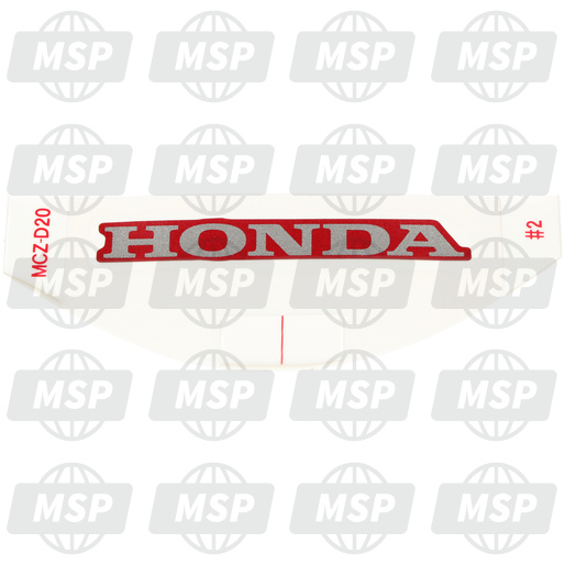 77212MCZD20ZB, Marca A,  Riparo Post. (##, Honda, 1