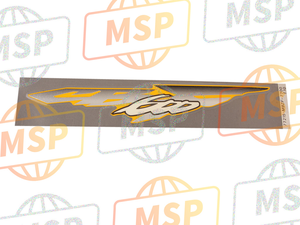 77215MBZ770ZD, Marque , Rr Cowl TYPE10 (TYPE10), Honda, 1