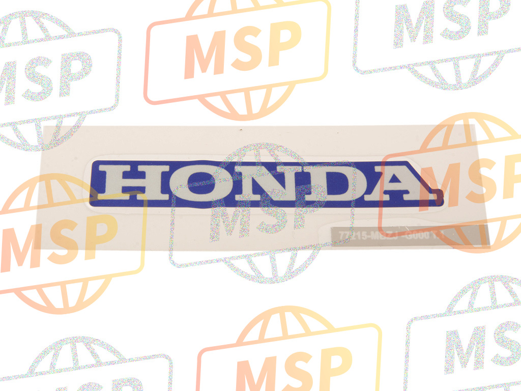 77216MBZG00ZA, Marque D'Auvent Ar. (Hond, Honda, 1