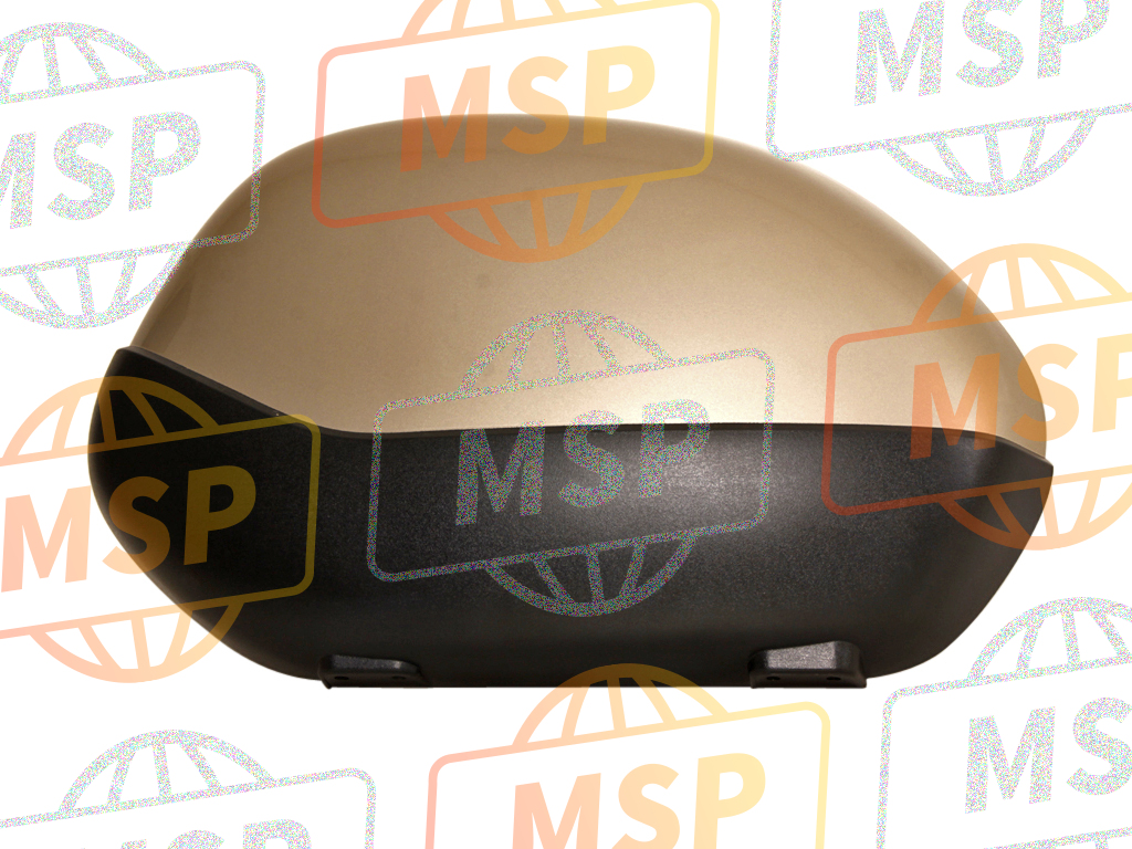77227MBL610ZF, Deckel ,  R.  Satteltasche PB230M (PB230M Sensitiv Blau Metallic), Honda, 2