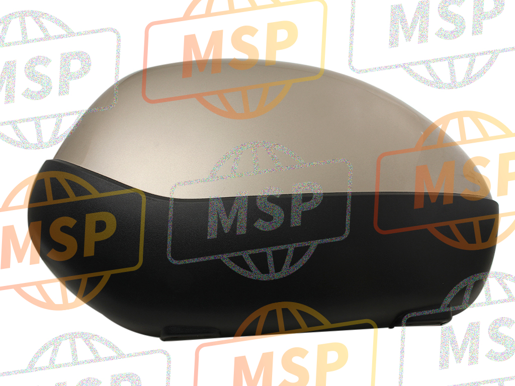 77227MBL610ZH, Deckel ,  R.  Satteltasche YR217M (YR217M Elegant Beige Metallic), Honda, 1