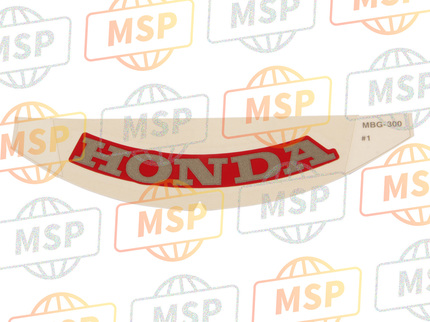 77261MBG300ZA, Marchio Cappottatura Post, Honda, 1