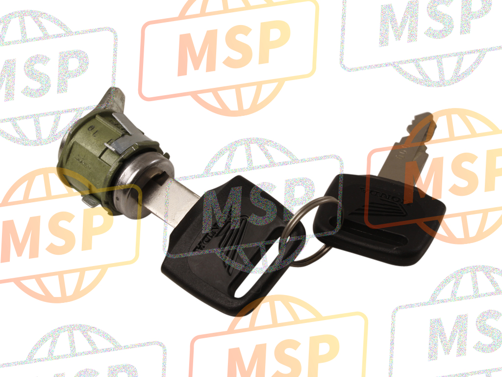 81172MT3003, Cylinder Assembly , Bag Lock (B), Honda, 1